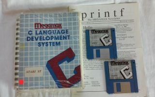 Megamax C Language Development Compiler - Atari St - 3.  5 " Disks - Full Package