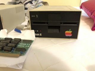 Vintage Apple Disk Ii Floppy Drive A2m0003 5.  25 " External Floppy Disc