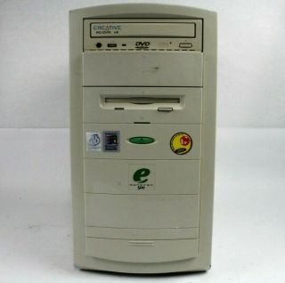 Vintage Emachines Monster 500 Pc Pentium Iii 500mhz 64mb Ram 13gb Hdd Win 98se