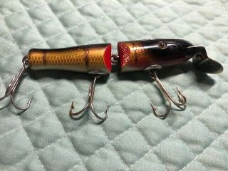 Vintage Wooden Lucky Strike Fishing Lure