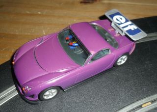 Scalextric Rare Vintage Tvr Speed 12 Touring Lemans Car With Lights.