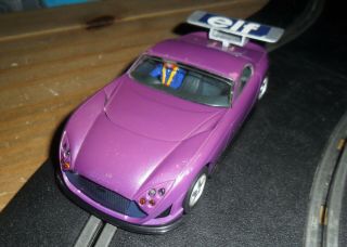Scalextric rare vintage TVR Speed 12 touring LeMans car with lights. 2