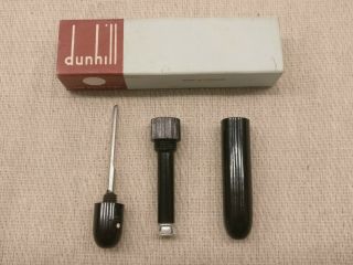 Vintage Dunhill White Spot Torpedo Pipe Tamper & Cleaning Tool Boxed