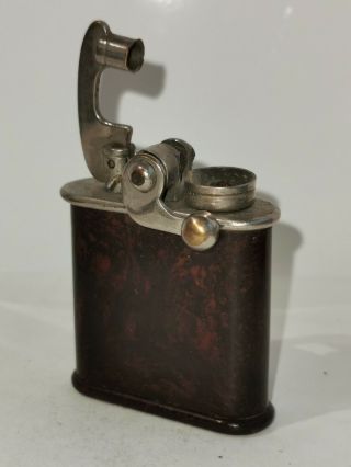 Vintage 1930s Colibri Kick - Start Bakelite Body Petrol Lighter