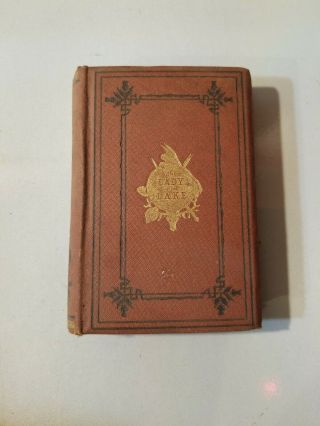 1871 Old Book " The Lady Of The Lake " By Sir Walter Scott Small Victorian