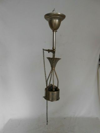 Antique Dated 1912 Gas Chandelier,  Gasolier,  For A 3 1/4 Inch Glass Lamp Shade