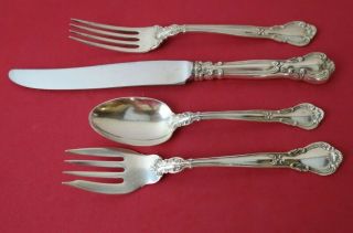 Gorham Sterling Silver Chantilly 4 Piece Place Size Setting No Monos Post 1940