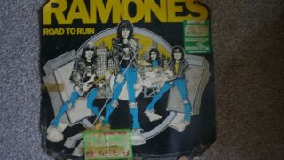 Ramones Vintage Road To Ruin Poster Punk Blondie Stooges Iggy Pop