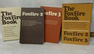 Vintage Box Set The Foxfire Books Volumes 1 - 3 Eliot Wigginton Oral Traditions