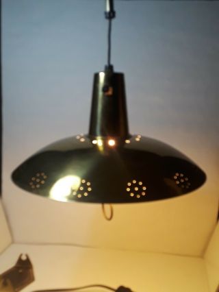 Mid Century Modern Eames Atomic Thurston Style Lightolier Wall Hanging Lamp