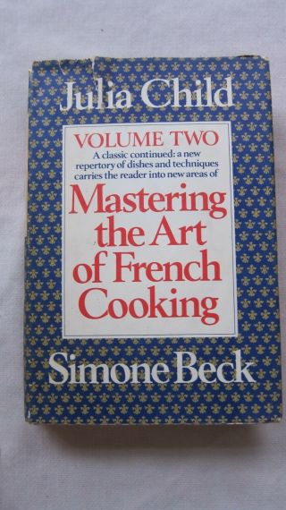 Old Book Mastering The Art Of French Cooking Vol.  Ii 1970 Gc