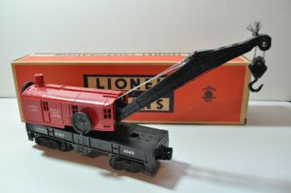Vintage Lionel Postwar 6560 - 25 Bucyrus Erie Crane W/ Box/insert Train