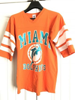 Rare Miami Dolphins T - Shirt Men 