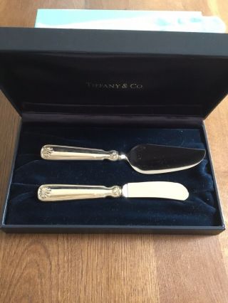 Rare Tiffany Co Sterling Silver Set Of Cake Server Knife & Master Butter Knife