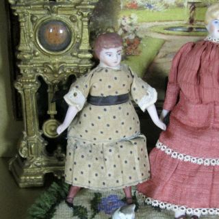 Antique Victorian Dollhouse Girl Child Doll Bisque Porcelain Kestner Lady German
