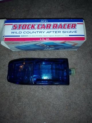 Vintage Avon Plymouth Superbird Stock Car Racer Wild Country After Shave Bottle