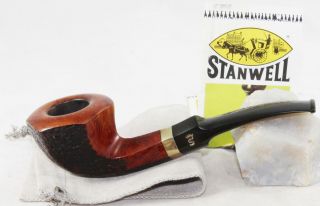 Vintage - Stanwell - Facet - Bent Dublin - Smooth & Blasted - 9mm -