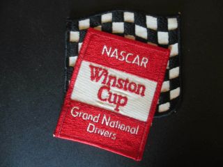 Vintage Nascar Winston Cup Series Grand National Drivers Racing Patch