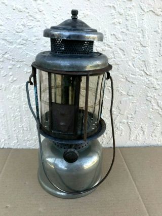 A Vintage Coleman Quick Lite Gas Lantern – Mica Shade