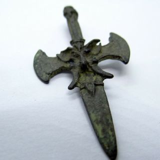 Viking Ancient Artifact Bronze Sword Pendant