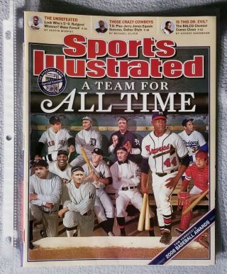 Sports Illustrated 10/9/06 Babe Ruth Hank Aaron " A Team For All Time " No Label