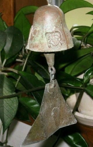 Vintage Arcosanti Paolo Soleri Wind Chime Small Tiny Small Cast Bronze Bell