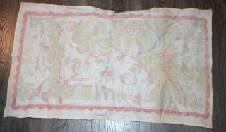 Vintage Florida Souvenir Towel Linen Pre - Disney 2