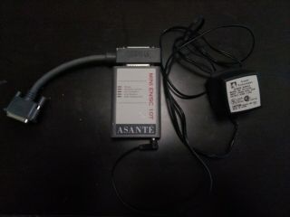 Asanté Mini En/sc 10t Scsi Ethernet Adapter For Vintage Apple Macintosh
