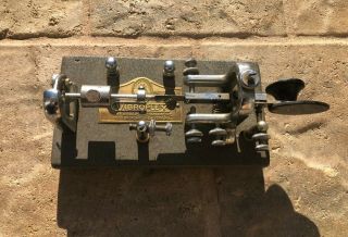 Antique Vintage Vibroplex Bug Cw Morse Code Key No.  257977