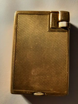 Dunhill Handy Savory - Vintage Gold Plated - Lighter - Top