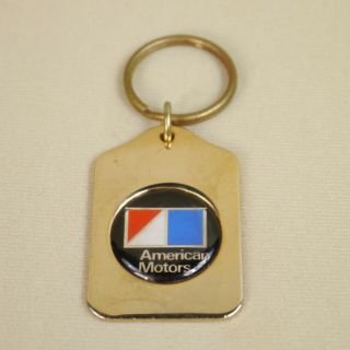Vintage Amc American Motors Keychain Key Ring Fob Key Chain