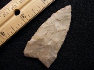 Rare Authentic Early Archaic Meserve Point From Lafayette County,  Wisconsin