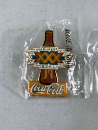 1995 Bowl Xxx Pin Dallas Cowboys Pittsburgh Steelers Coca Cola Coke