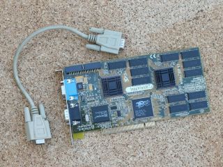 3dfx Voodoo Ii 12mb Innovision Mighty 3d Ii V3 Pci,  Cable