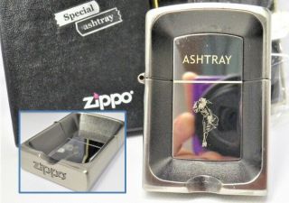 Windy Vargas Special Ashtray Zippo Silver Rare  450111a0