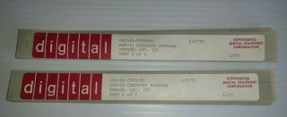 1970 Dec - 11 - Cgpa - Pa Pdp - 11 Checkout Package Papertape Program Tapdup.  Asc.