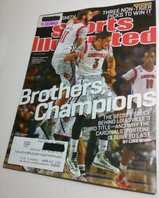 Sports Illustrated 4/15/2013 Louisville Cardinals Luke Hancock Basketball Nba Nm