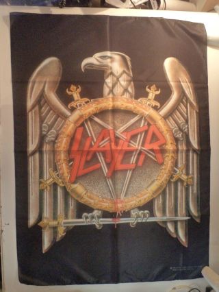 Vintage Slayer 1995 Textile Poster Flag