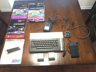 Vintage Atari 800xl 8 - Bit Home Computer,  Video Touch Pad & Games Power