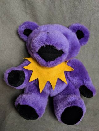 Grateful Dead Purple Jointed Plush Stuffed Bear Steven Smith Vintage