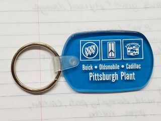 1970s Fisher Body Buick Cadillac Oldsmobile Keychain Gm Pittsburgh Pa Plant