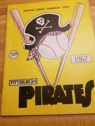 1962 Pittsburgh Pirates Official Yearbook Stargell Vern Law Clemente Face Groat