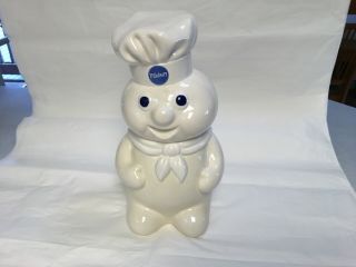Vintage 1988 Pillsbury Dough Boy Cookie Jar Pillsbury Co.  Great Cond 12 "