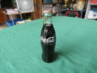 Vtg Coca - Cola 6 1/2 Oz Thick Glass " Return For Refund " Bottle Mark " Alva Okla "