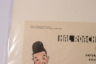 Rare Vintage 30s Hal Roach Studios INC 8.  5 
