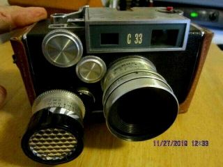 Vintage Argus C33 Camera With Leather Case Fast