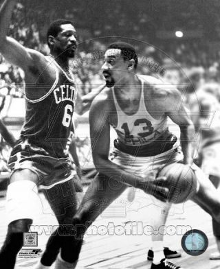 Bill Russell Wilt Chamberlain 8x10 Photo Celtics Lakers