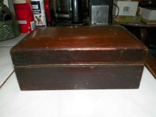 Vintage Alfred Dunhill London Wooden Humidor - RARE Travel Desk Top Size 2