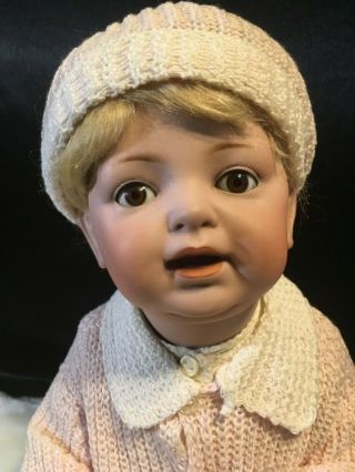 Absolutely Darling 16 " Antique Kestner Solid Dome Character Baby