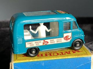 Vintage Matchbox Lesney 47 Ice Cream Shop Truck With Box 3